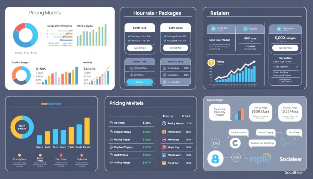 Pricing models for a social media marketing agency