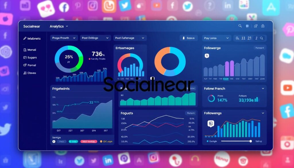 Social media analytics dashboard