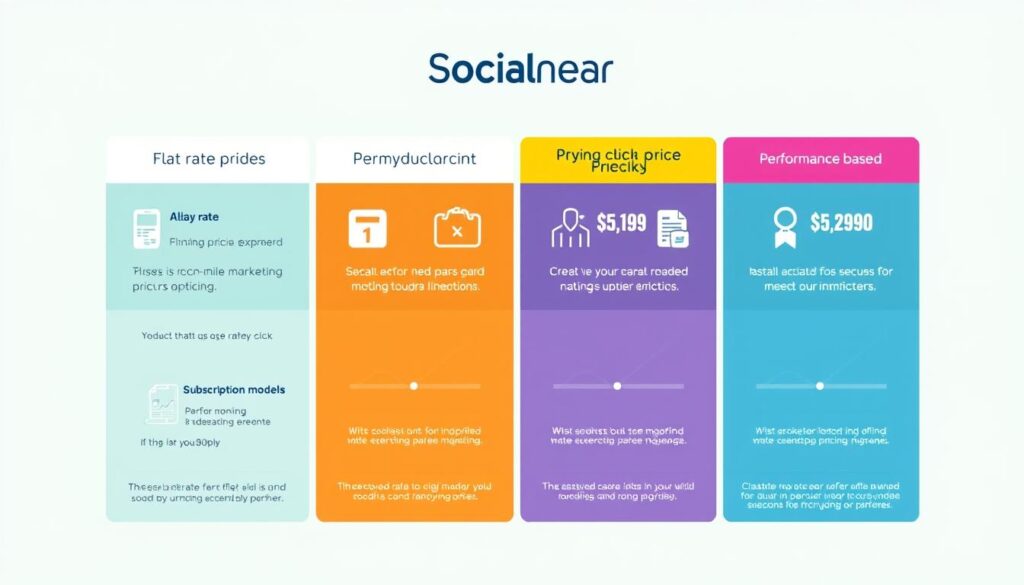 social media marketing pricing models