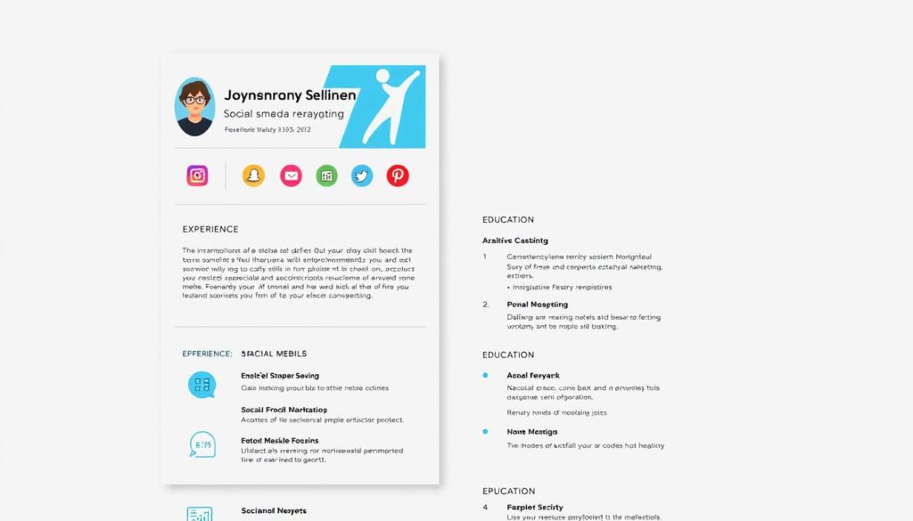 online marketing resume